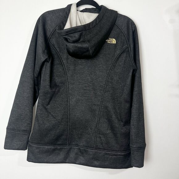 The North Face Mattea Parka Jacket Hoodie Full Zip Dark Gray Gold Women’s M - Picture 5 of 13